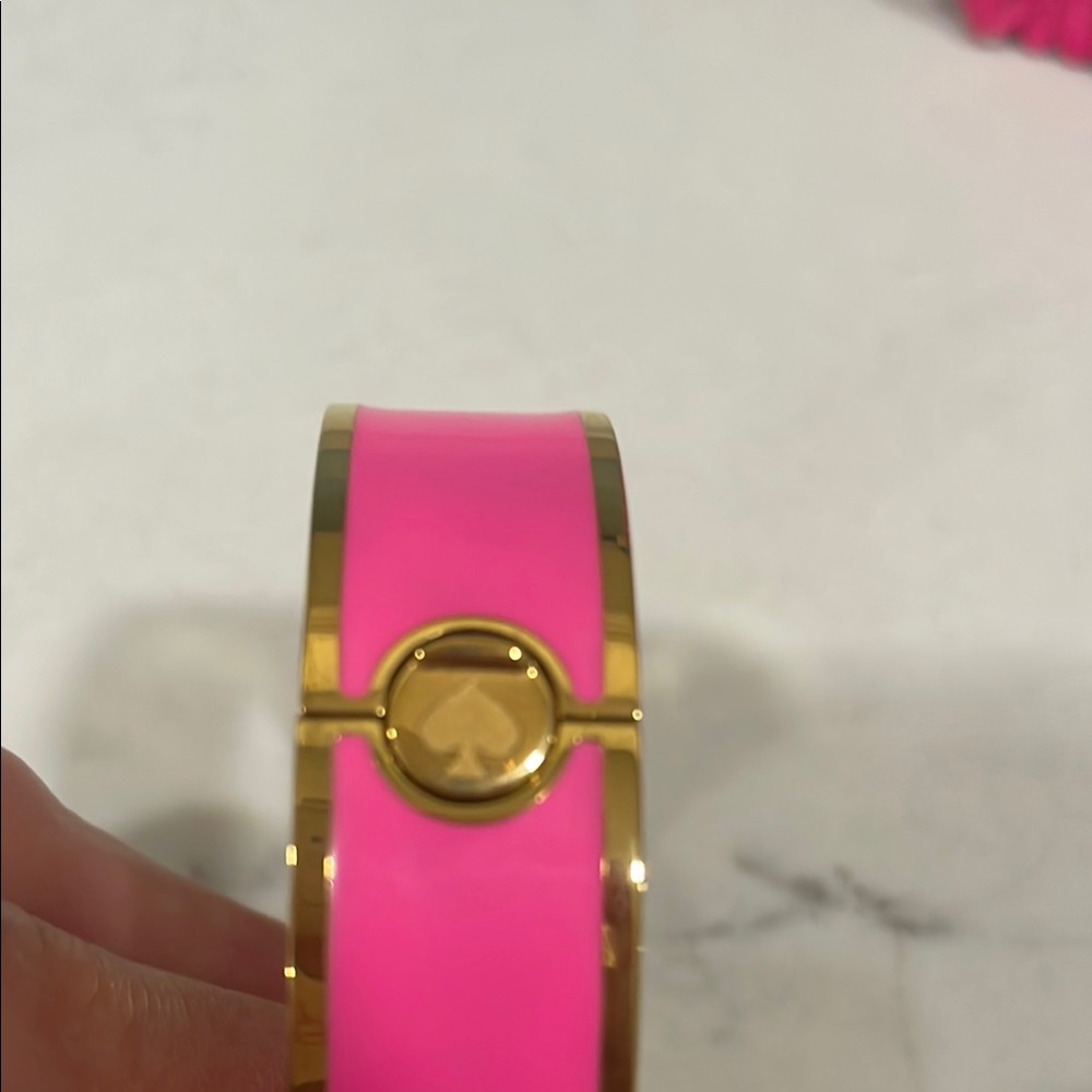 kate spade Pink and Gold Bangle Watch - Picture 3 of 5